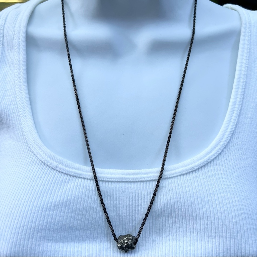 Love Nail Tree Rock Necklace